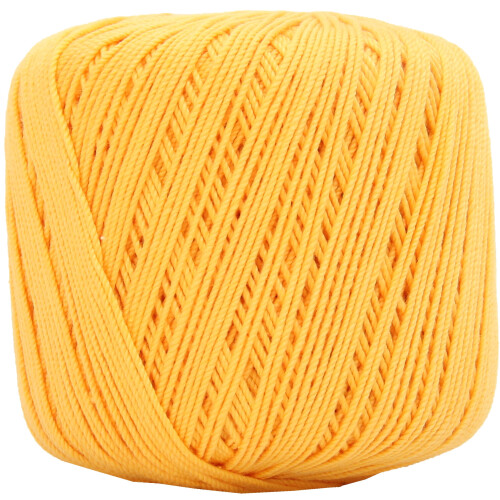 Threadart mercerized cotton crochet thread size 3, pollen