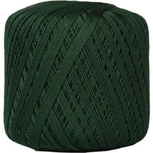Crochet thread 100% cotton size 10 holly green 50g