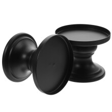 Bougeoirs en métal noir NUOLUX (2 pièces)