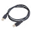 USB 2.0 type A til type A synkroniserings- og ladekabel 50 cm svart 4