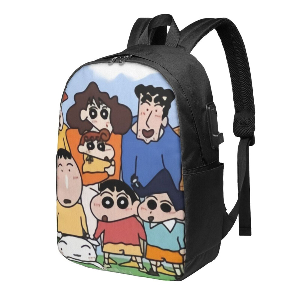 Crayon Shin-Chan Laptop Backpack 17 Inch Black 900881717021