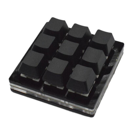 9-key macro mechanical keypad for gaming