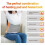Electric Heating Pad Thermal Blanket for Home Office with Temperature Control 2