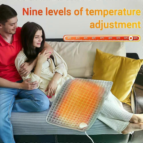 Electric Heating Pad Thermal Blanket for Home Office with Temperature Control 2