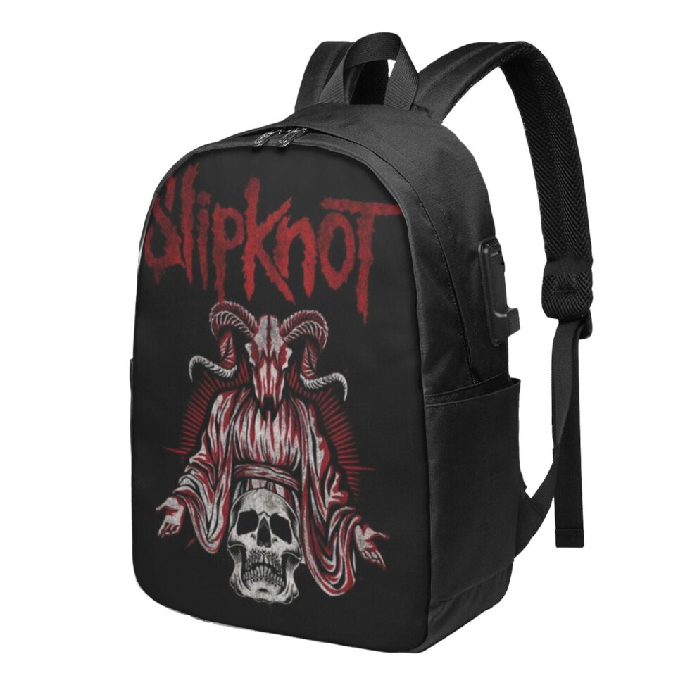 Slipknot F Laptop Backpack 17 Inch Light/Black 900881716802