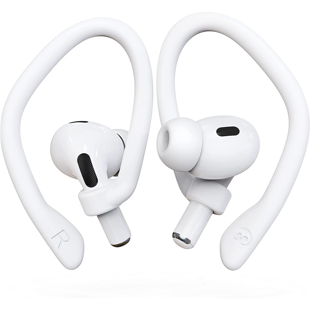 Ear Hooks For Airpods Pro 1&2 And Airpods 1-3 Large 2 White 940684983216