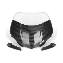 Para Street Triple 765RS 765  Moto2 2023 2024 Deflector de Pantalla Deportiva para Parabrisas de Motocicleta Estilo Fibra de Carbono