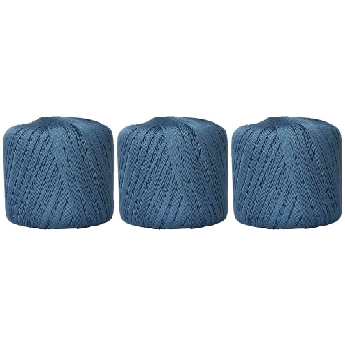 Πακέτο Threadart3Ball ΜΕΓΕΘΟΣ 10, Χρώμα 28 SLATE BLUE - Κλωστή πλεξίματος από 100% καθαρό