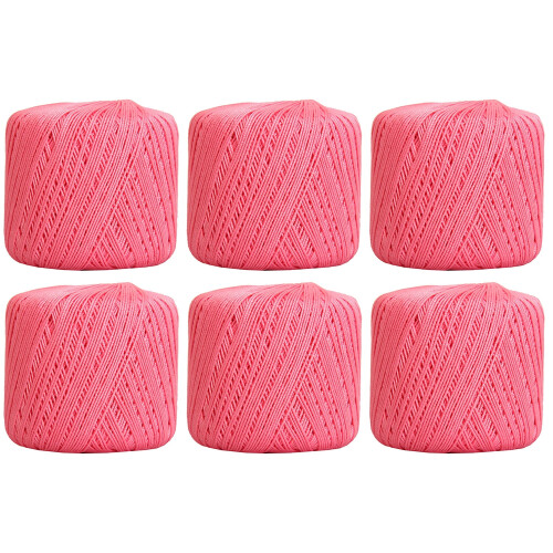 Συσκευασία Threadart6Ball ΜΕΓΕΘΟΣ 3, Χρώμα 34ΡΟΖ - Κλωστή για πλέξη από 100% καθαρό