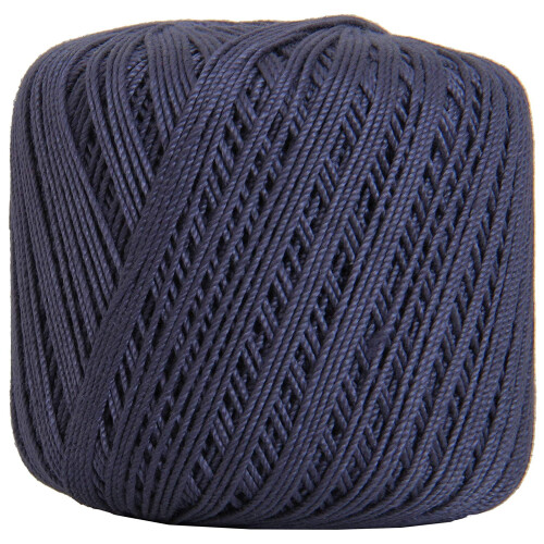 Threadart cotton crochet thread size 3 navy 50g