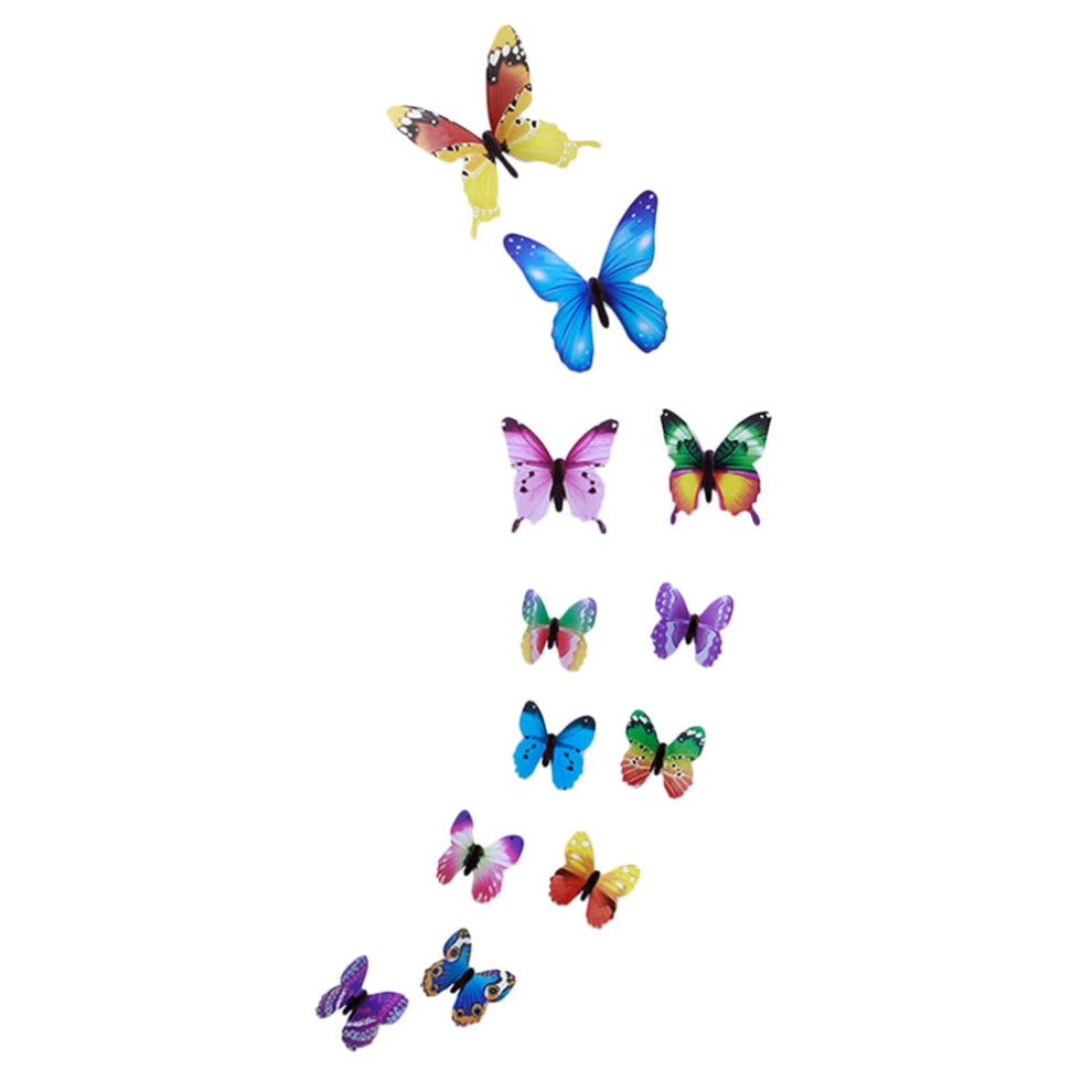 Nomeni Butterfly Wall Stickers Luminous 12 Pcs 972745854739