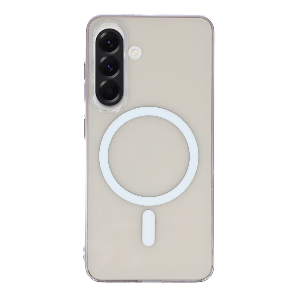 (Transparent ) For Samsung Galaxy A56 5G Crystal Clear Magnetic Case Hard Pc Phone Cover White 6914290629923