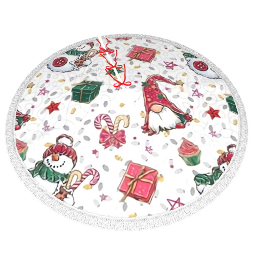 Rustikale Weihnachtsbaumdecke 30 Zoll 2