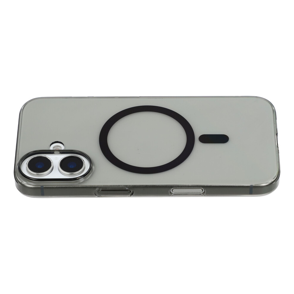 (Transparent ) For Iphone 17 Crystal Clear Case Compatible With Magsafe Hard Pc Phone Cover Black 6914290823185