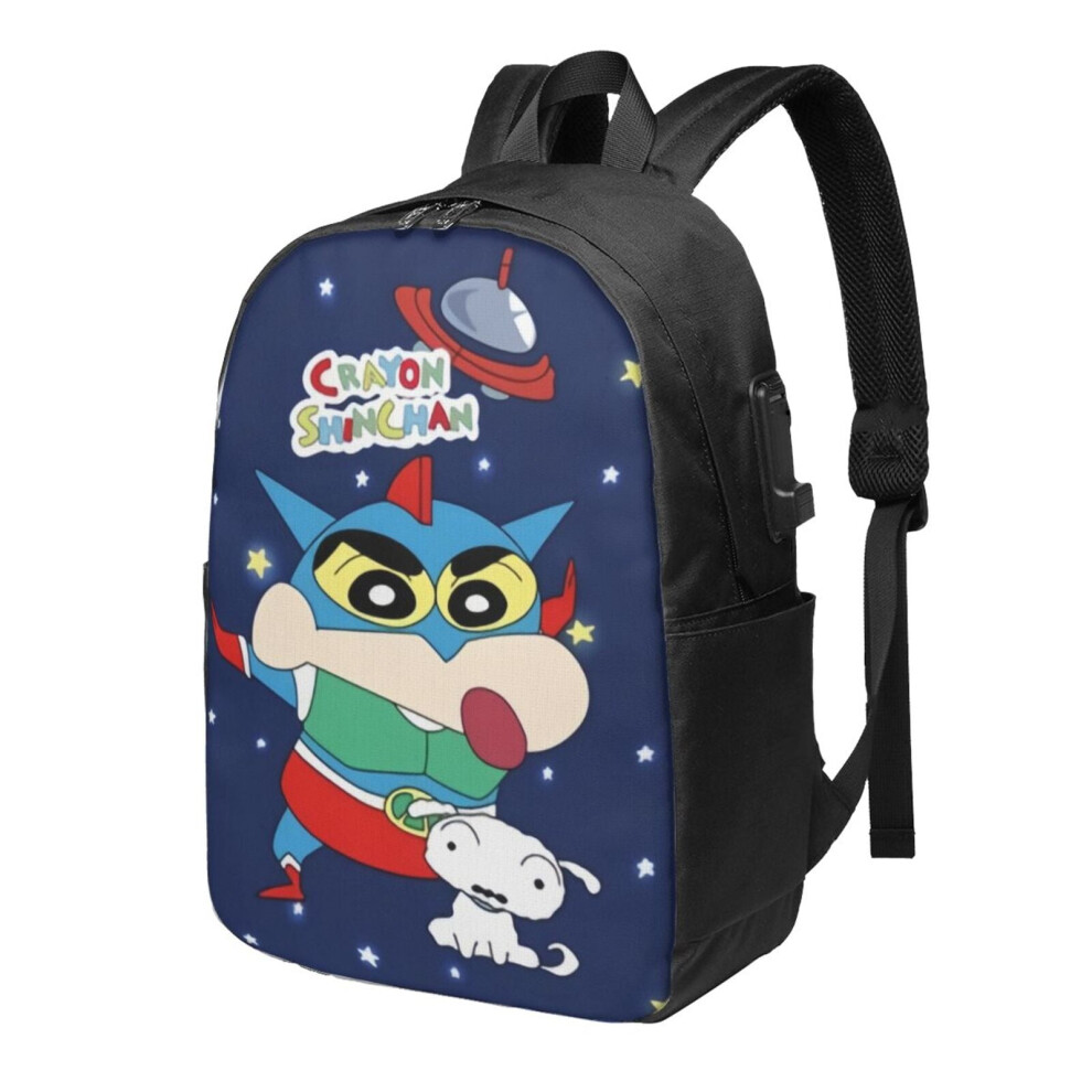 Crayon Shin-Chan Laptop Backpack 17 Inch Black 900881717793