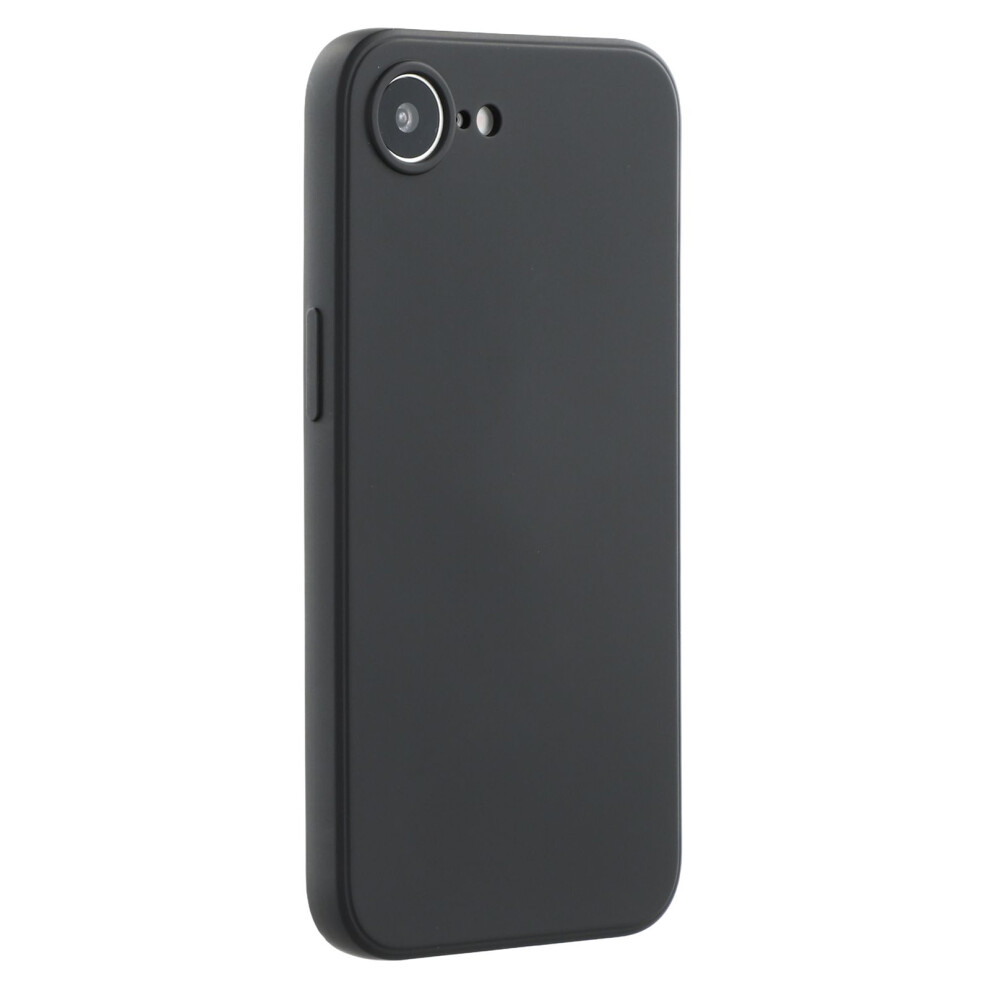 (Black) Amorus For Iphone 17E / 16E Case Precise Cutouts Tpu Fiber Lining Shockproof Phone Cover Black 6914298027219