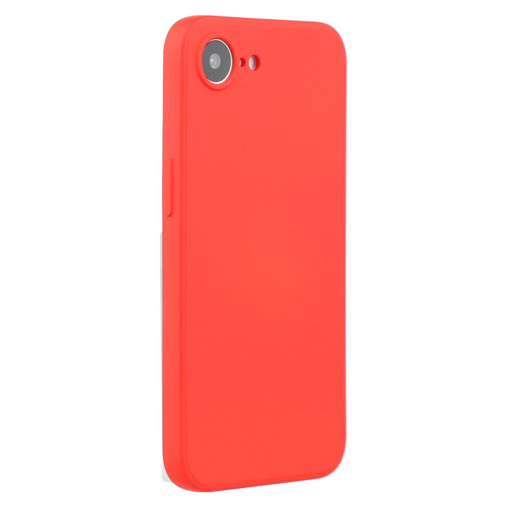 (Red) Amorus For Iphone 17E / 16E Case Precise Cutouts Tpu Fiber Lining Shockproof Phone Cover Red 6914290823581