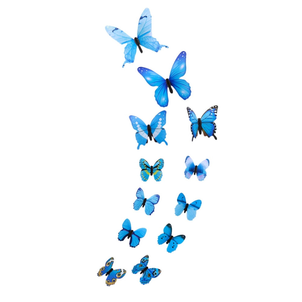 Nomeni Butterfly Wall Stickers Luminous 12 Pcs 972745854630