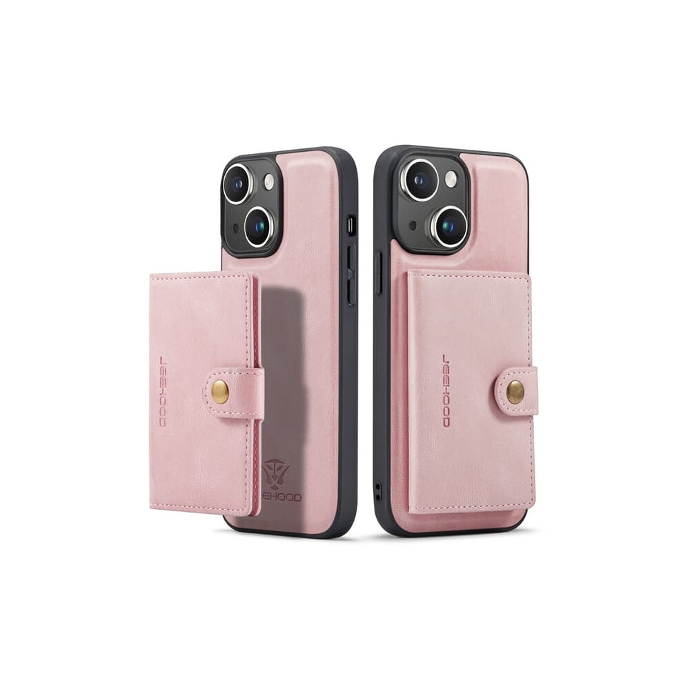 Leather Wallet Case For Iphone 15 Rose Gold 962029539421