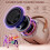 Mini karaoke machine with 2 wireless mics and lights 2