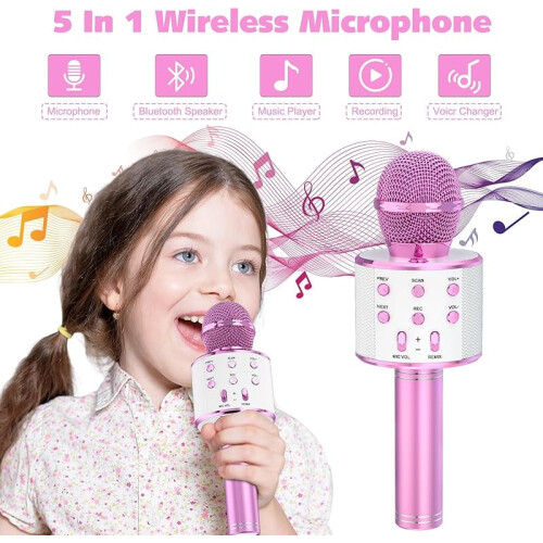 Wireless Bluetooth karaoke microphone 2-pack 1