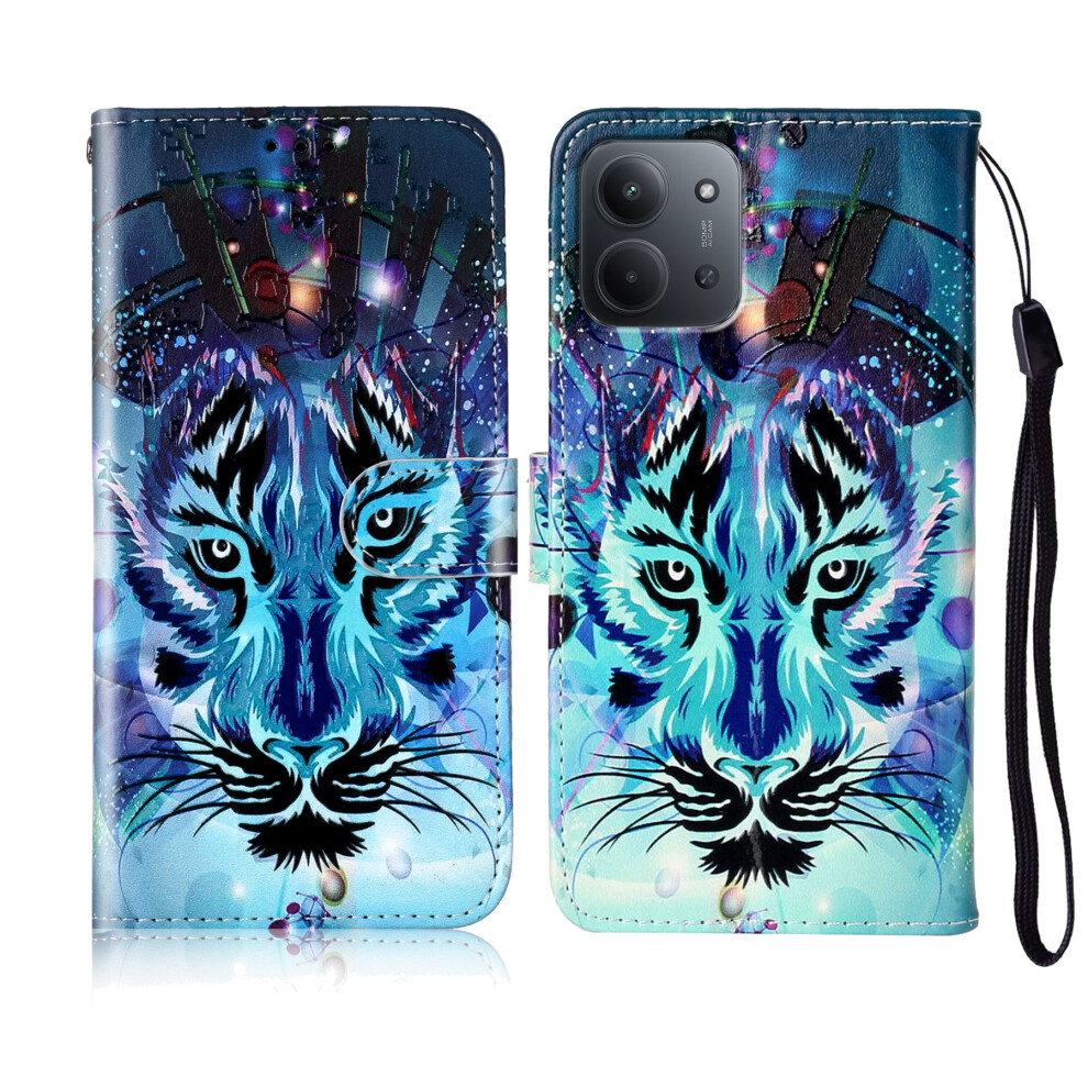 (Wolf) For Xiaomi Redmi 15C 4G (Eu) (173Mm) / 15C 5G (Eu) (173Mm) / Poco C85 4G (173Mm) Case Pattern Leather Wallet Cover With Strap 6914297299068