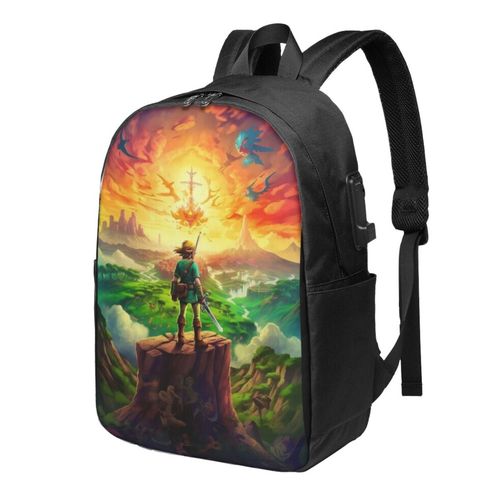 Legend Of Zelda F Laptop Backpack 17 Inch Light 900881717434