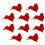 Christmas Cardinal Bird Ornaments Artificial Red 10PCS 1