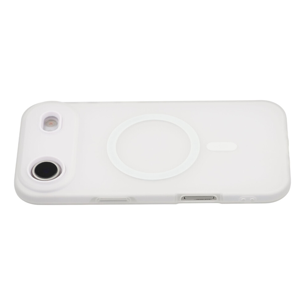 (White) For Iphone Air Case Compatible With Magsafe Pc + Tpu Frosted Phone Cover Large Camera Cutout White 6914296165463
