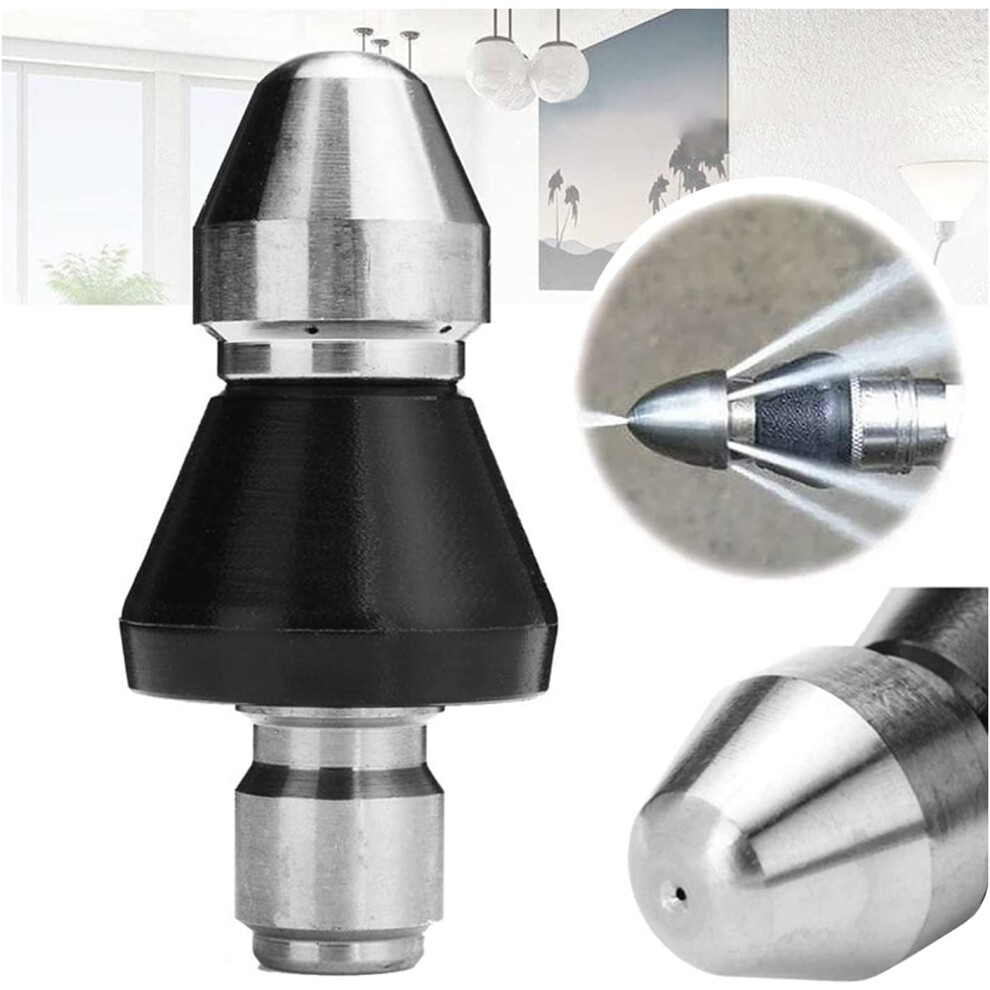 Silver Sewer Nozzle Drain Snake 5000 Psi 59.06 In 972745842507