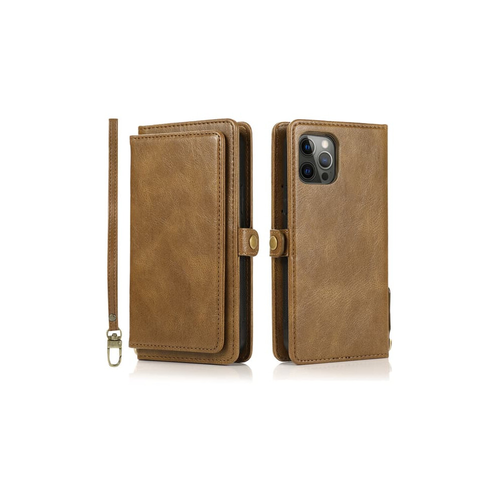 Iphone 14 Pro Wallet Case Brown 962029561699