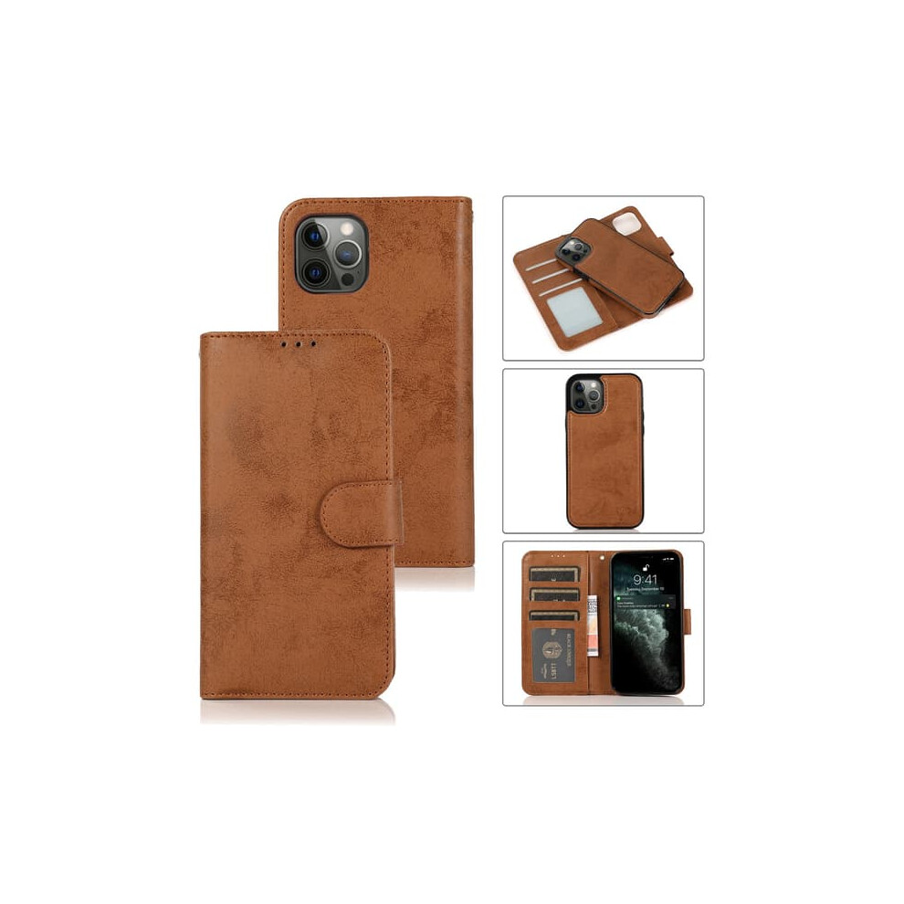 Leman Wallet Case For Iphone 14 Pro Max Brown 962029561453