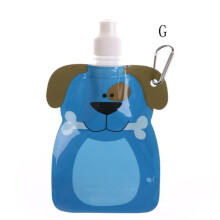 Water Bag Portable Ultralight Foldable 350ml 480ml Khaki