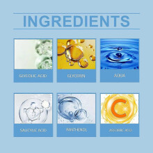 Hoygi Glycolic Acid Exfoliating Cotton Cloth Cleansing Facial Skin Gentle Hydrating Refreshing Brightening Skin Cotton Cloth