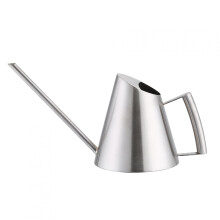 Arrosoir en métal, arrosoir de 900 ml en acier inoxydable à long bec, finition brossée, pour plantes de jardin.