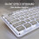 Silent Mechanical Keyboard All-Metal Panel 104 Keys 2
