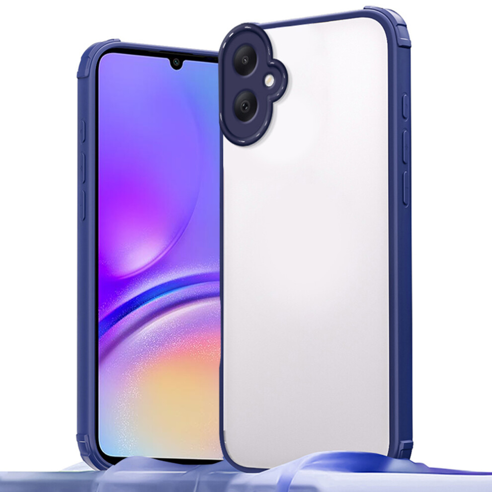 (Blue) For Samsung Galaxy A05 4G Case Reinforced Corner Shockproof Tpu + Acrylic Phone Cover Blue 6914292278044