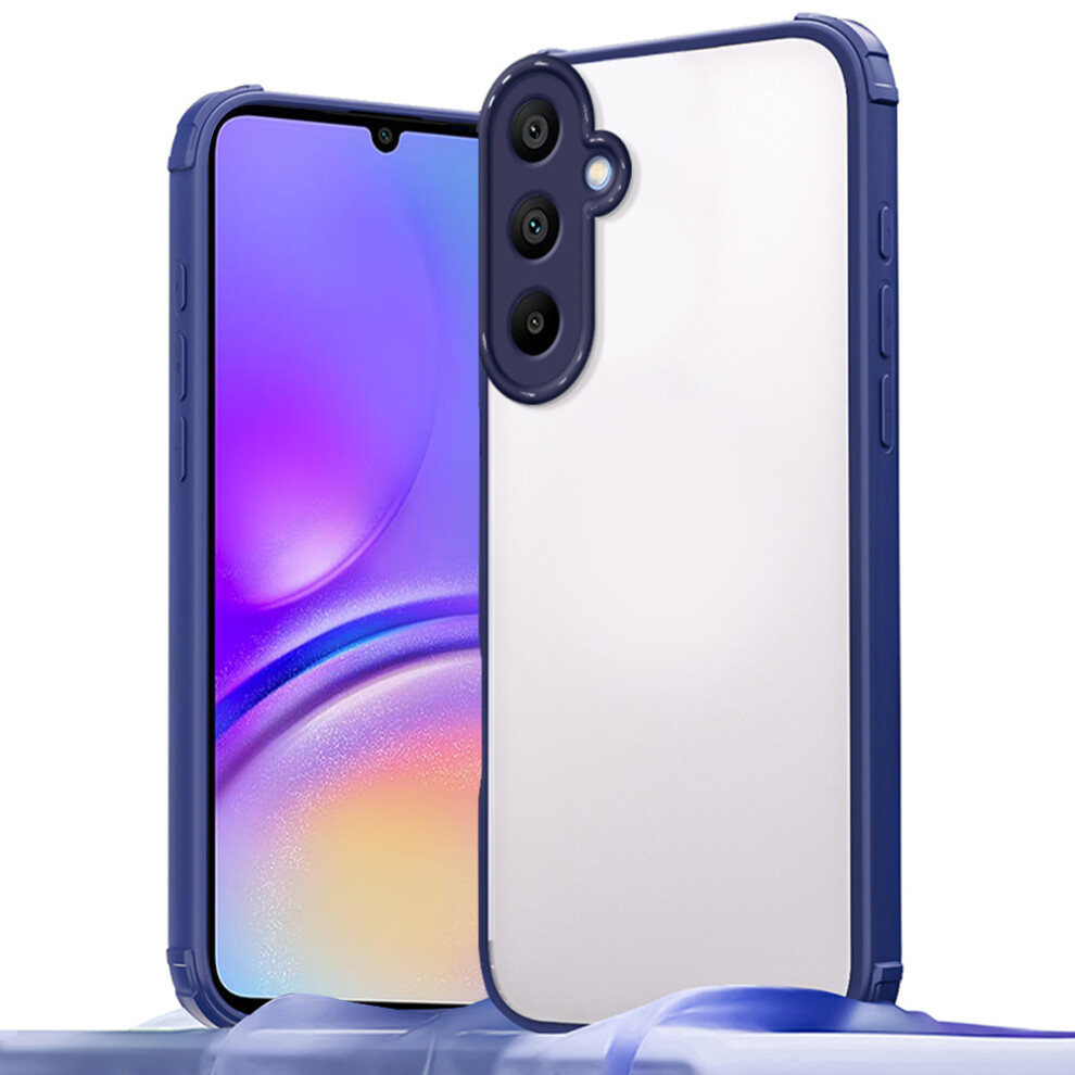 (Blue) For Samsung Galaxy A05s 4G Case Reinforced Corner Shockproof Tpu + Acrylic Phone Cover Blue 6914293673480