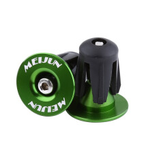 Eatbuy aluminum bicycle handlebar end plugs green 2 pcs