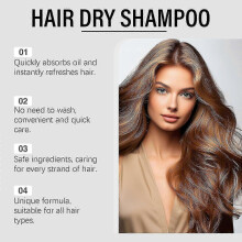 Leave-In Dry Hair Spray Easily Cleans Hair with Oil Control And Keeps Hair Fresh And Fluffy