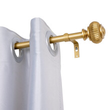 UTOPIA ALLEY Tringle à rideaux 3/4" - Tringles à rideaux réglables dorées 48-86" pour fenêtres, compatibles avec la décoration de la chambre et