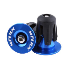 Eatbuy Bicycle Handlebar End Plugs Aluminum Alloy 2pcs Blue