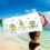 Sneldrogende microvezel strandhanddoek, 30x60 inch, wit 5