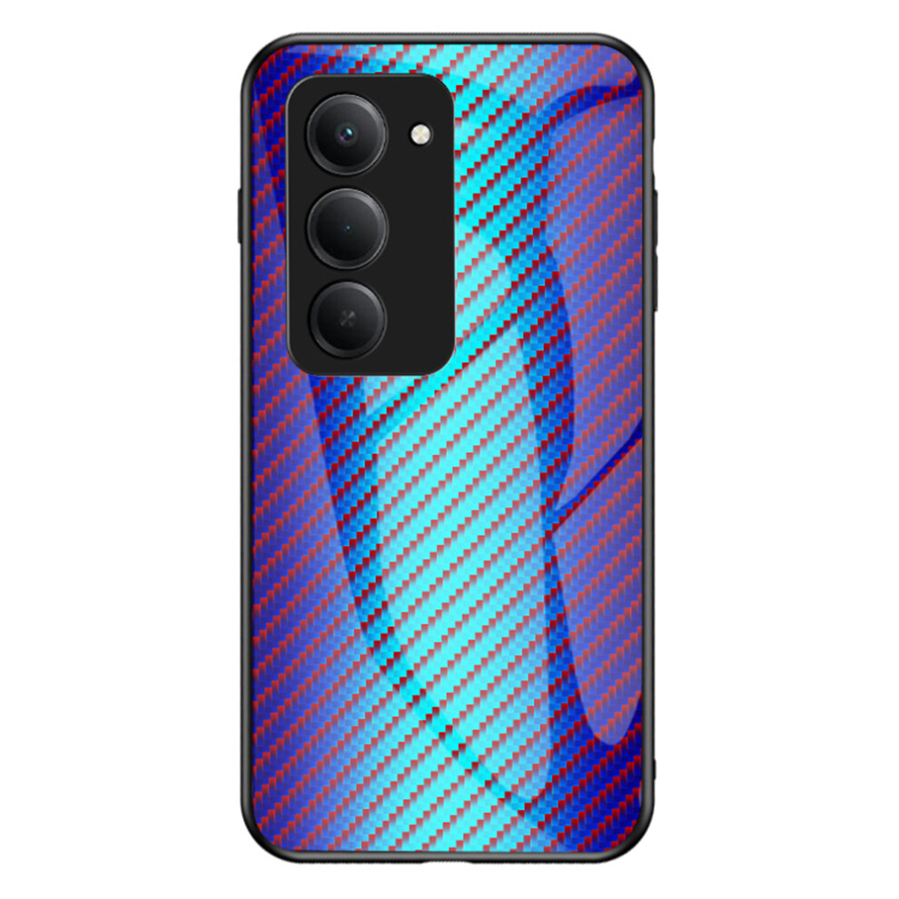 ( Fiber) For Xiaomi Redmi 15 4G (Eu) (171Mm) Case Tempered Glass Shockproof Phone Cover Blue 6914299277224