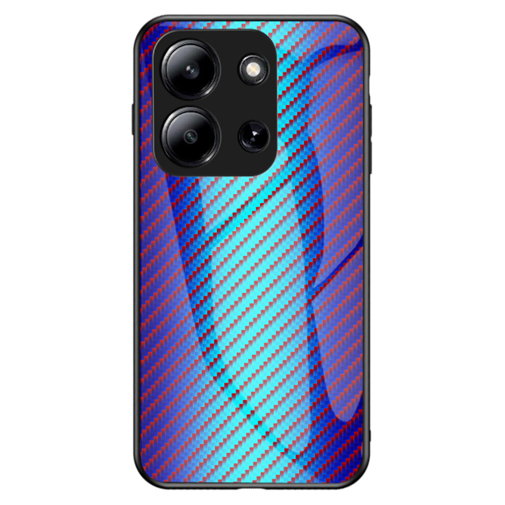 ( Fiber) For Xiaomi Redmi 15C 4G (Global) (171Mm) / Poco C85 4G (171Mm) Case Tempered Glass Shockproof Phone Cover Blue 6914295831833