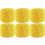 Threadart Mercerized Cotton Embroidery Floss 6-Pack Size 10 1