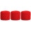 Cotton Crochet Thread Size 3 Red 50g Ball Pack 1