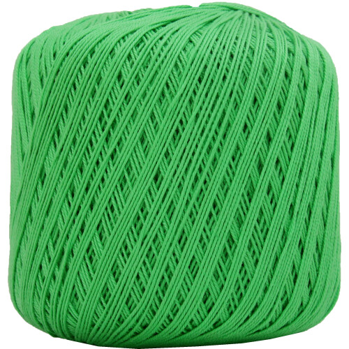 Cotton Crochet Thread Size 10 Bright Green 50g