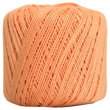 Threadart mercerized cotton crochet thread size 3 apricot
