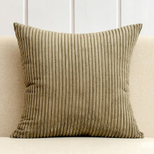 WOCACHI navy blue striped polyester throw pillow 20x20 inch